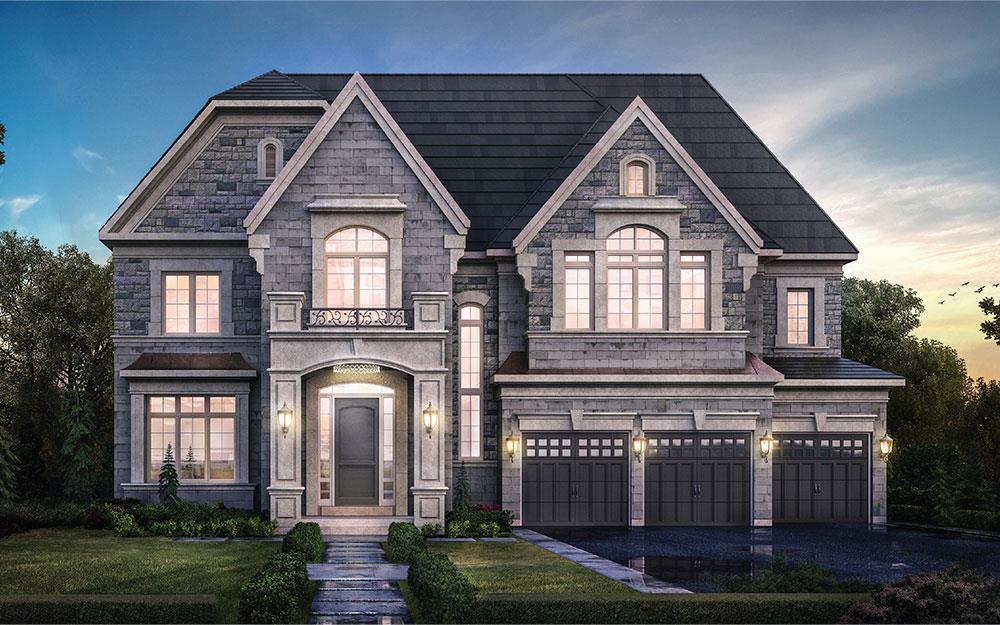 Exterior rendering of a home Copperwood Kleinburg