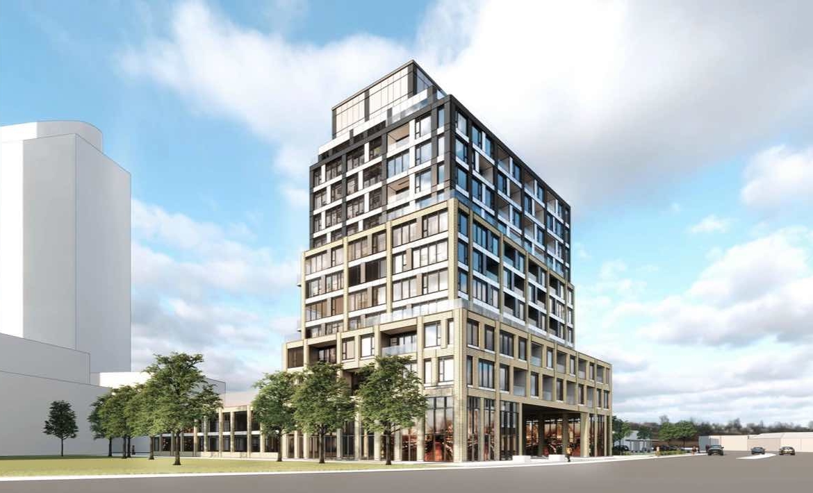 Rendering of Parkside Square Condos exterior