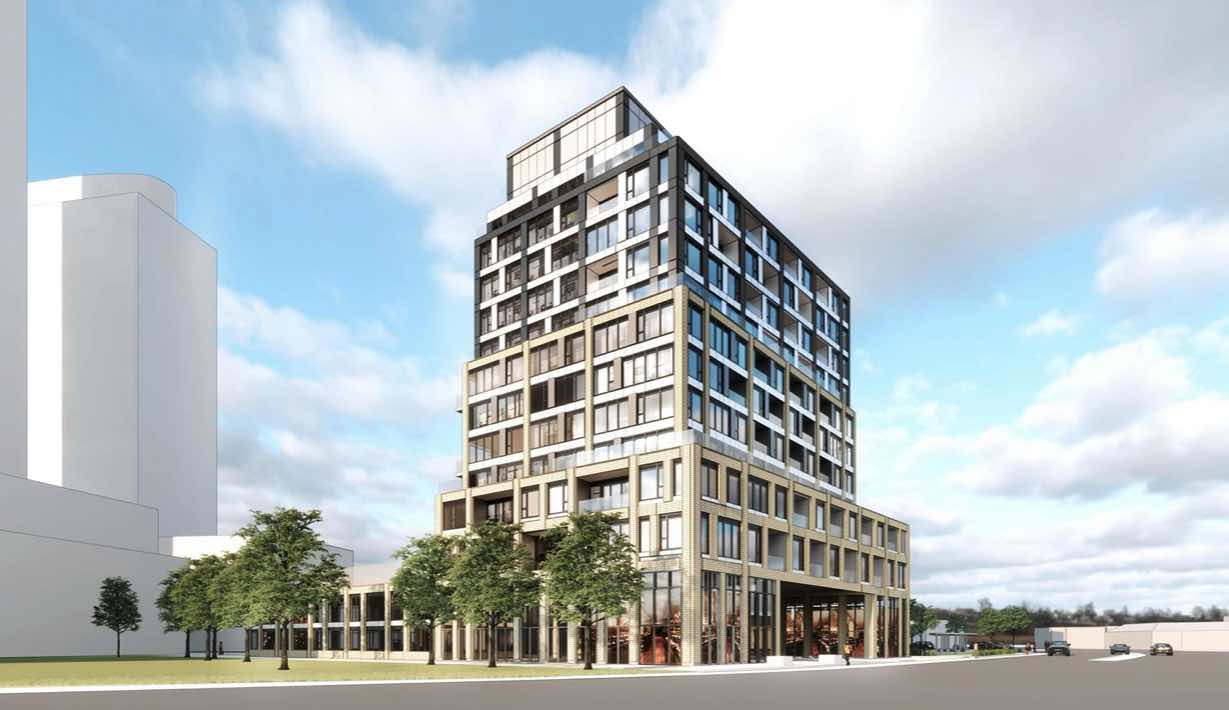 Rendering of Parkside Square Condos exterior