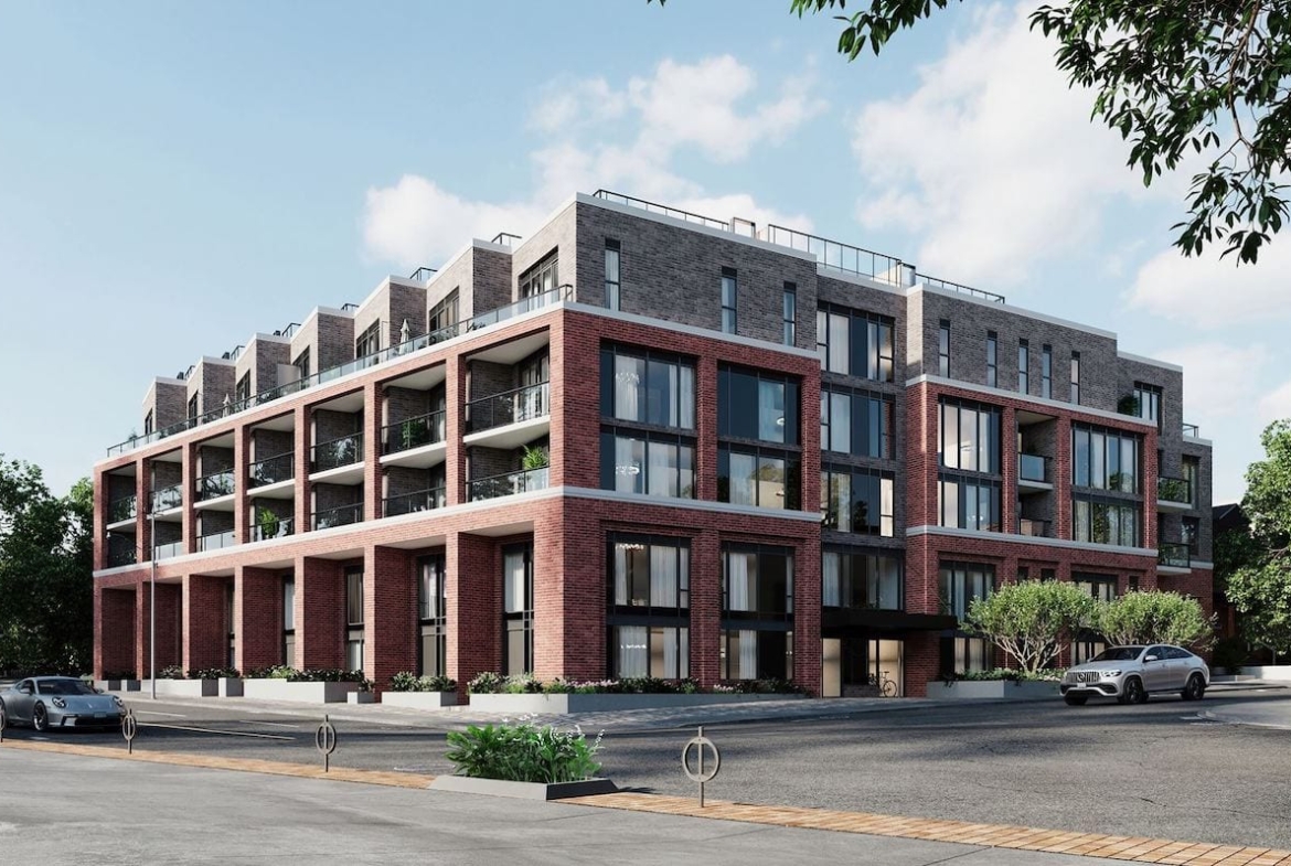 Rendering of Junction Square Condos exterior daytime