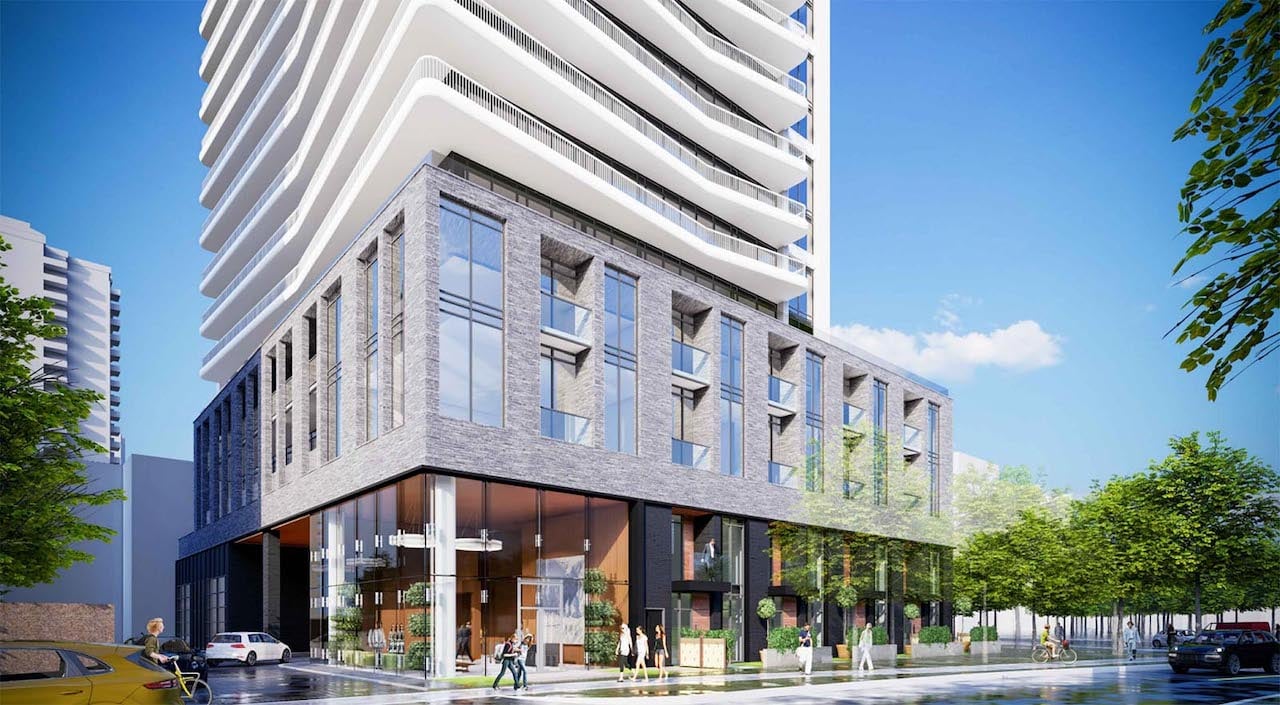 Rendering of 31 Finch Avenue East Condos exterior street view