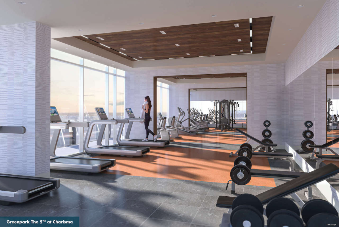 Rendering of The Fifth at Charisma fitness studio