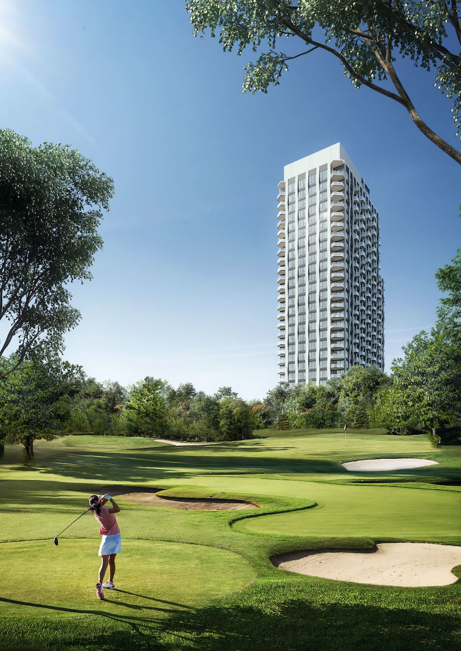 Rendering of Westerly 2 Condos golf course