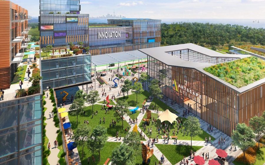 Innovation Square at Lakeview Village in Mississauga