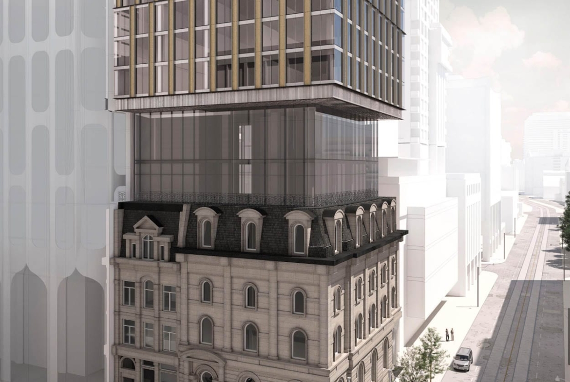 Rendering of 49 Yonge Condos exterior side view