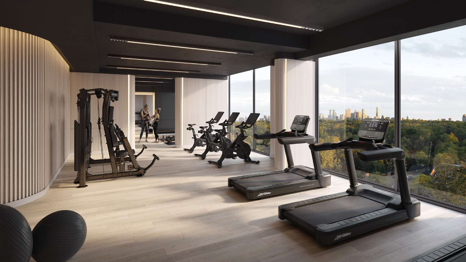Rendering of 908 St. Clair condos fitness centre
