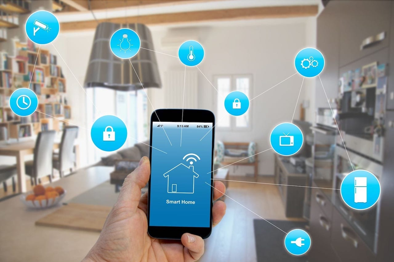 Smart home services through mobile phone