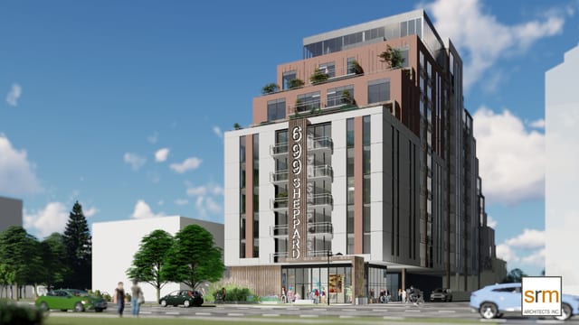 Rendering of Six99 Condos Exterior right view