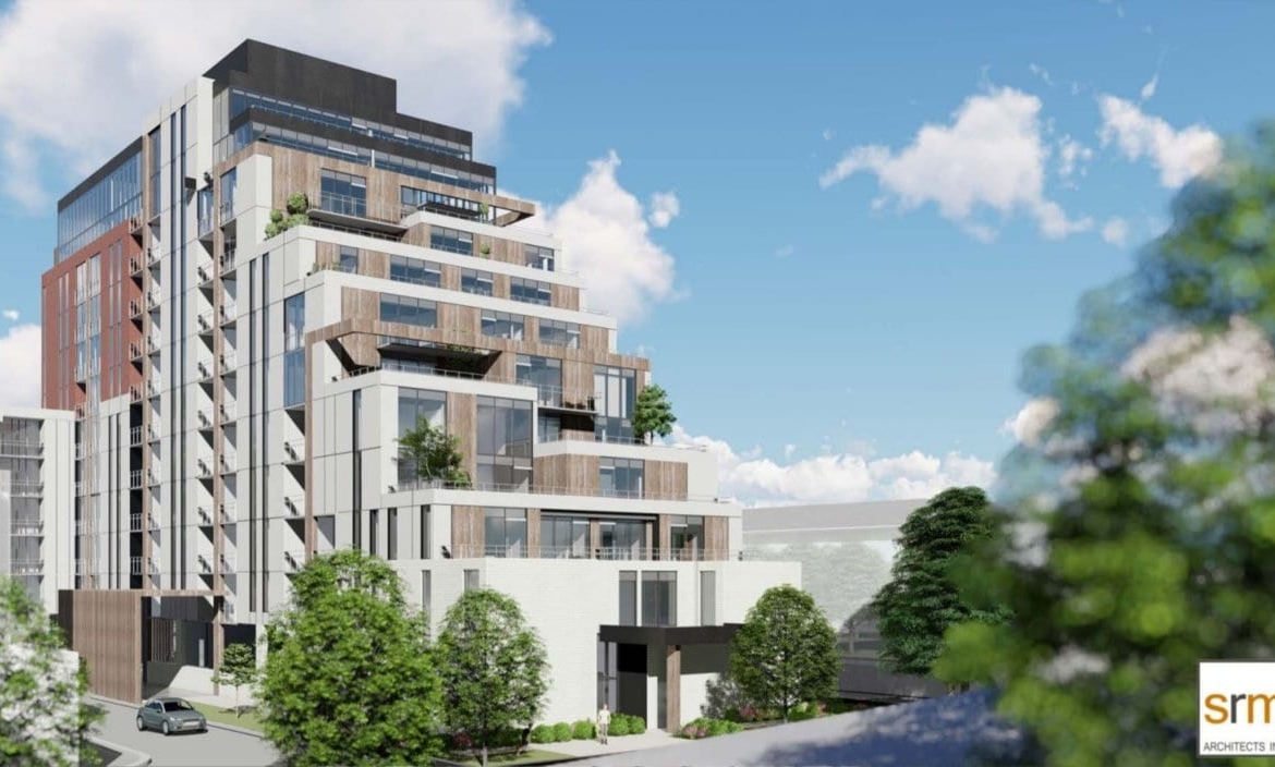 Rendering of Six99 Condos Exterior and view