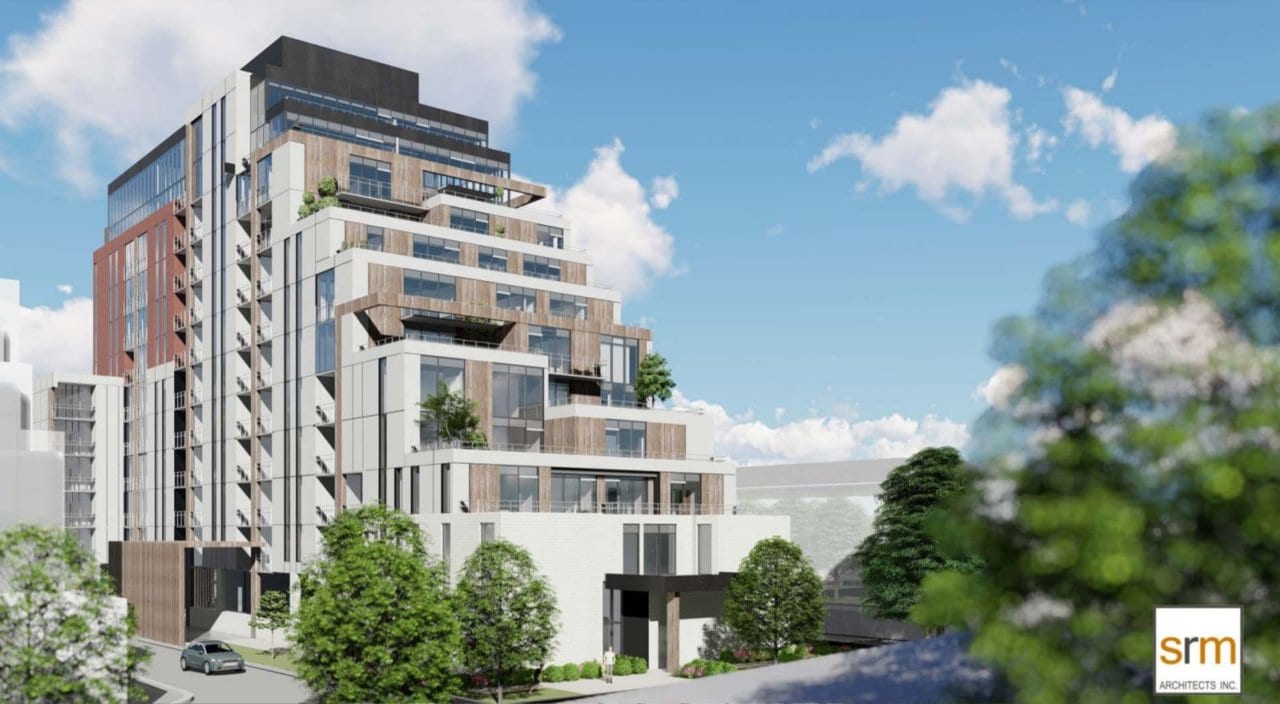 Rendering of Six99 Condos Exterior and view