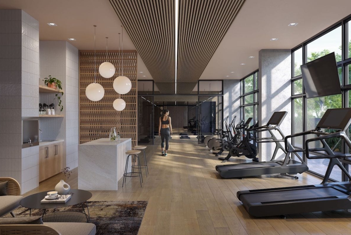Rendering of Lakeview DXE Club Wellness Centre