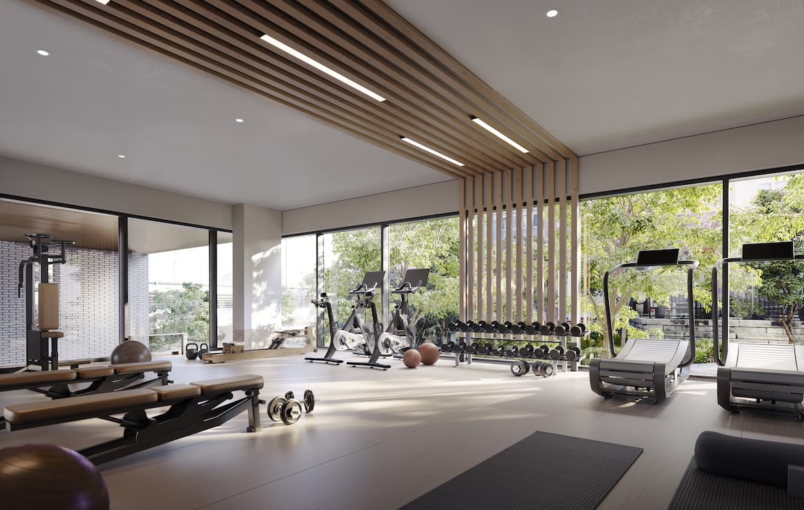 Rendering of Westbend Residences fitness centre