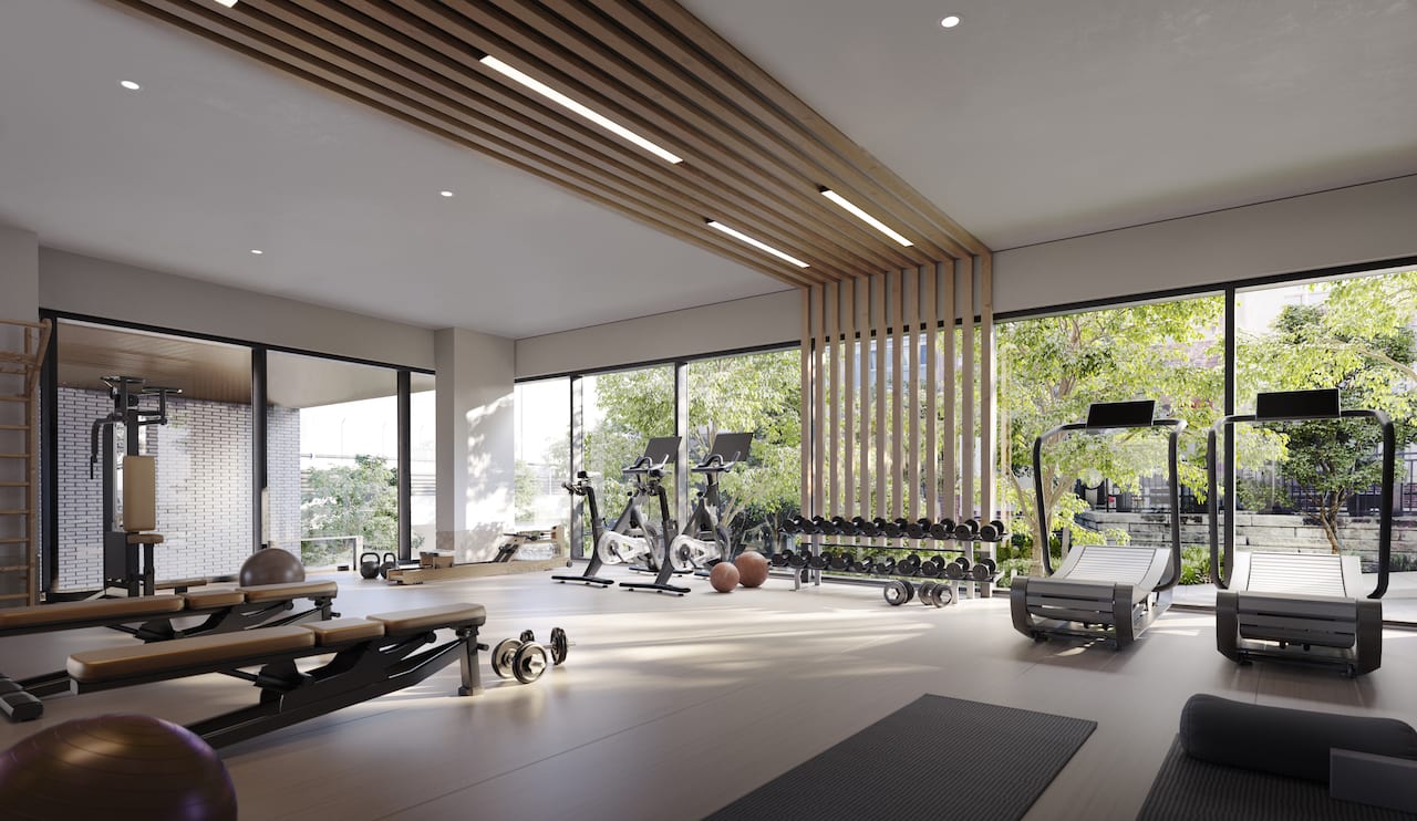 Rendering of Westbend Residences fitness centre