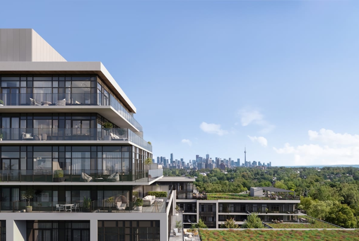 Rendering of Lakeview DXE Club Condos hummingbird view