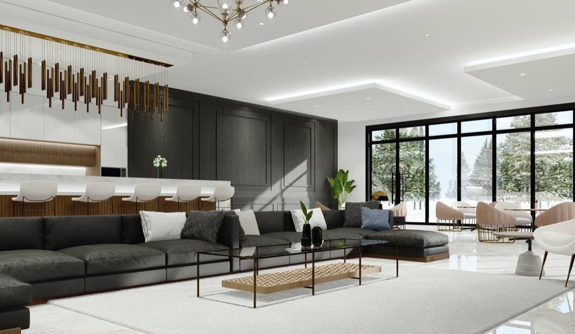 Rendering of Wasaga Luxury Condos interior event space