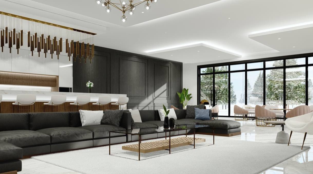 Rendering of Wasaga Luxury Condos interior event space