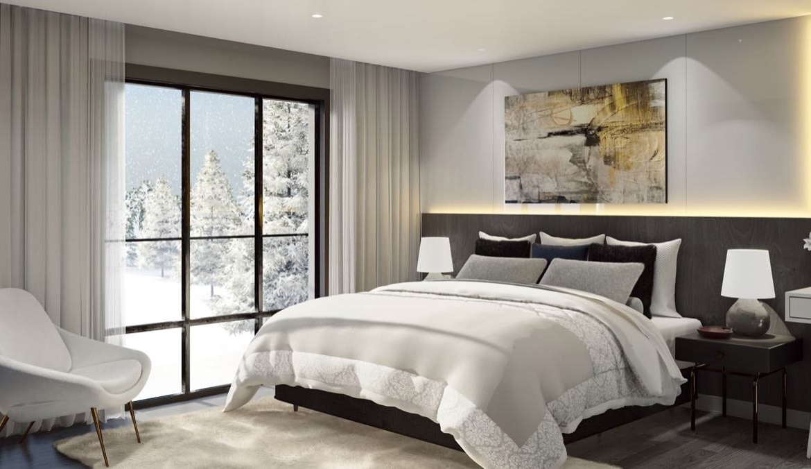 Rendering of Wasaga Luxury Condos interior bedroom