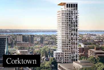 Corktown Plaza Tower in Hamilton by Slate Asset Management