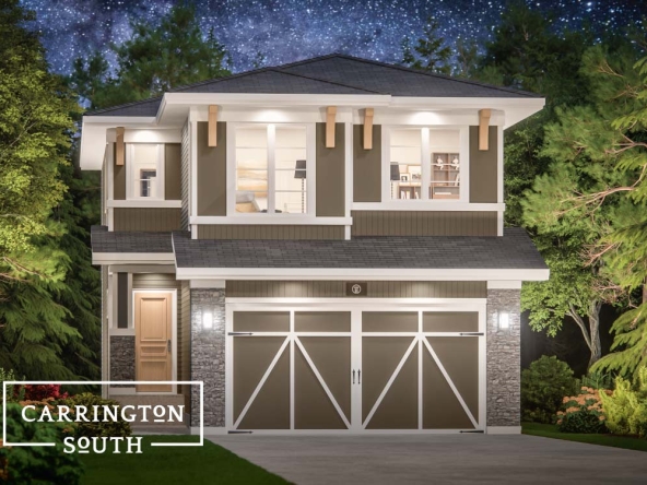 Carrington South Detached Single-Family Homes and Townhouses in Calgary, Alberta by Truman