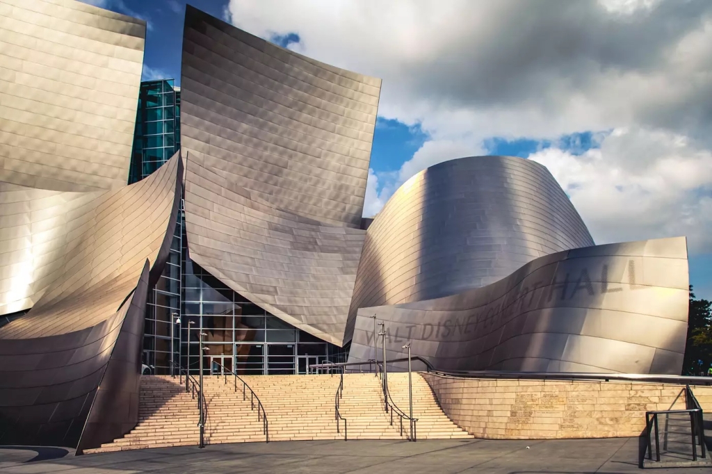 Frank Gehry's Walt Disney Concert Hall in Los Angeles is an example of the architect's more daring works. Photo by Jack Landau.