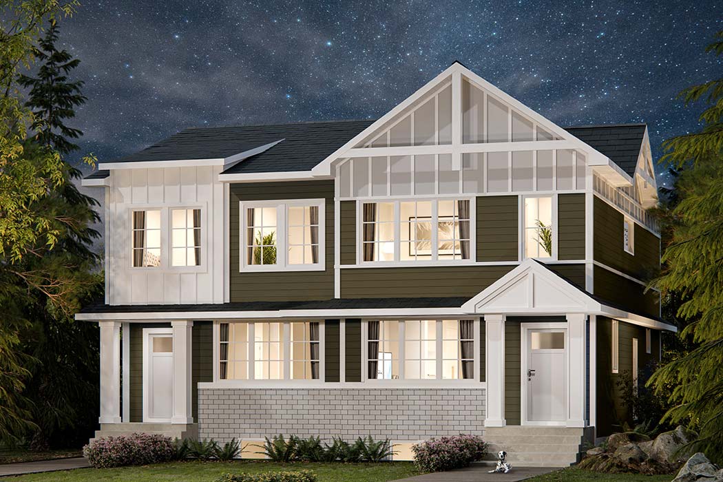 Rendering of Sirocco Homes finch exterior