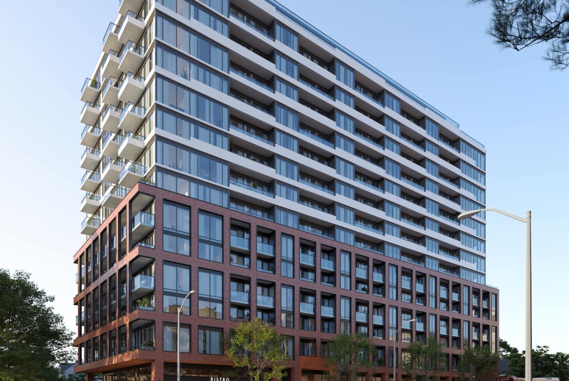 Rendering of NorthCore Condos exterior