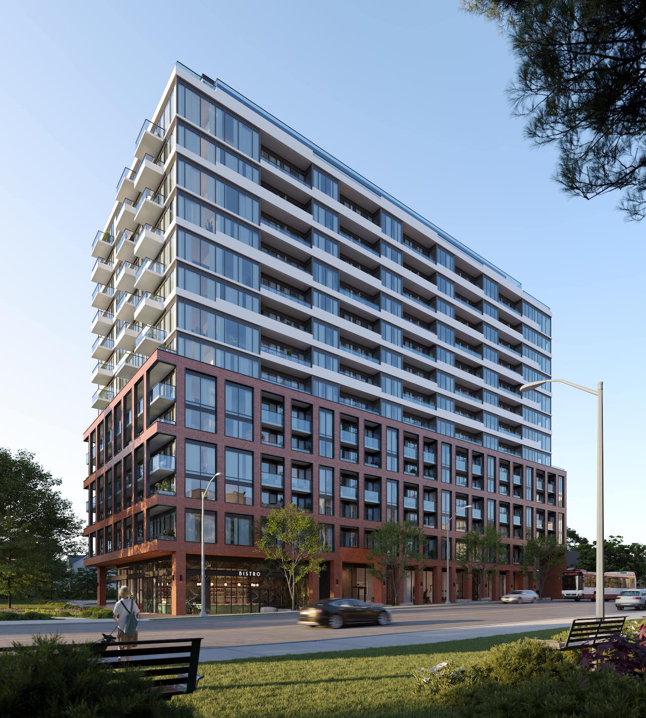 Rendering of NorthCore Condos exterior