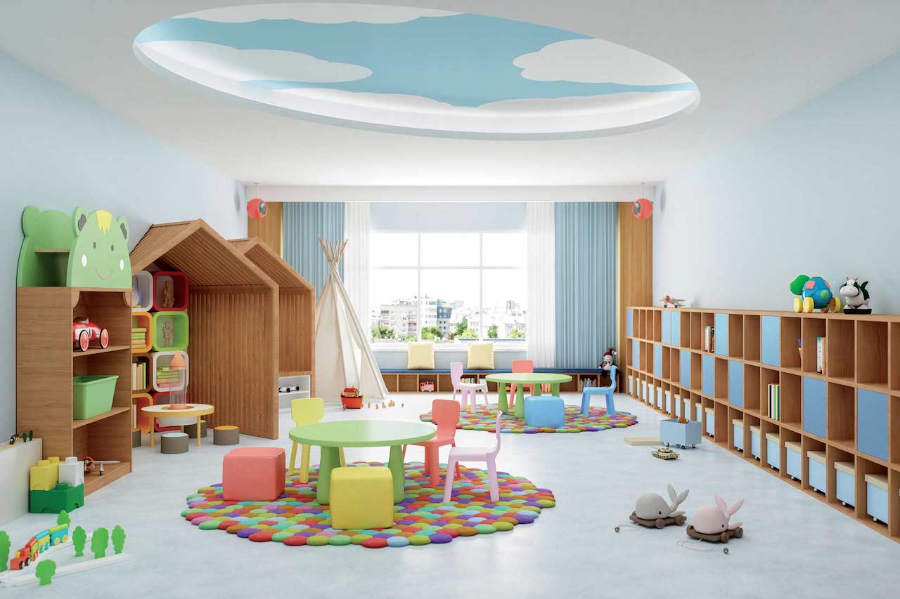 Rendering of The Residences at Central Park Condos amenity kids play room