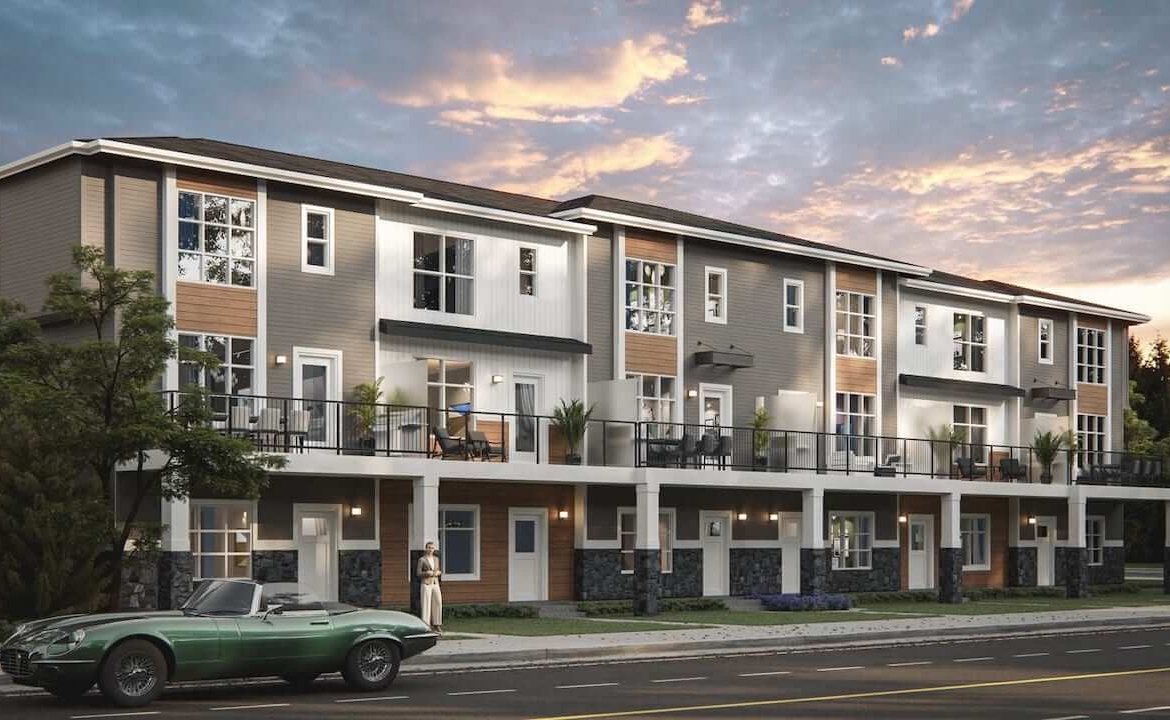 Exterior rendering of Briarfield by Truman Homes