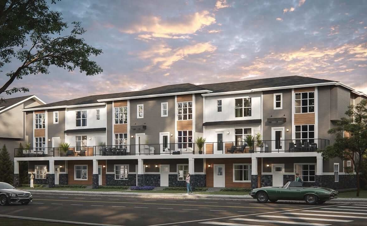 Exterior rendering of Briarfield in Calgary by Truman Homes