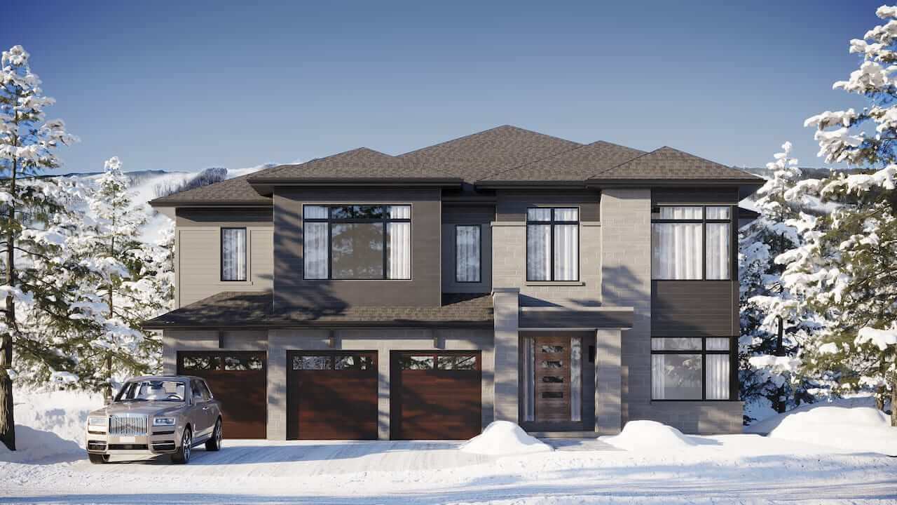Rendering of The Summit 2 Homes Model 64-02-A Cortina