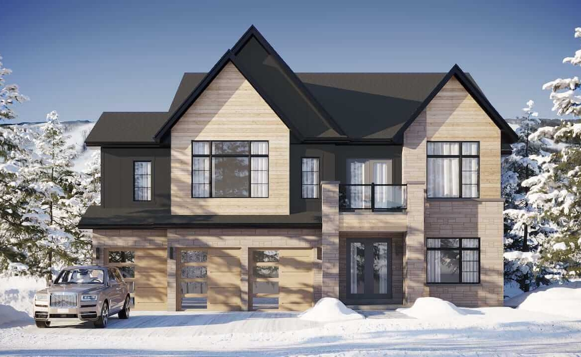 Rendering of The Summit 2 Homes Model 64-02-D Cortina