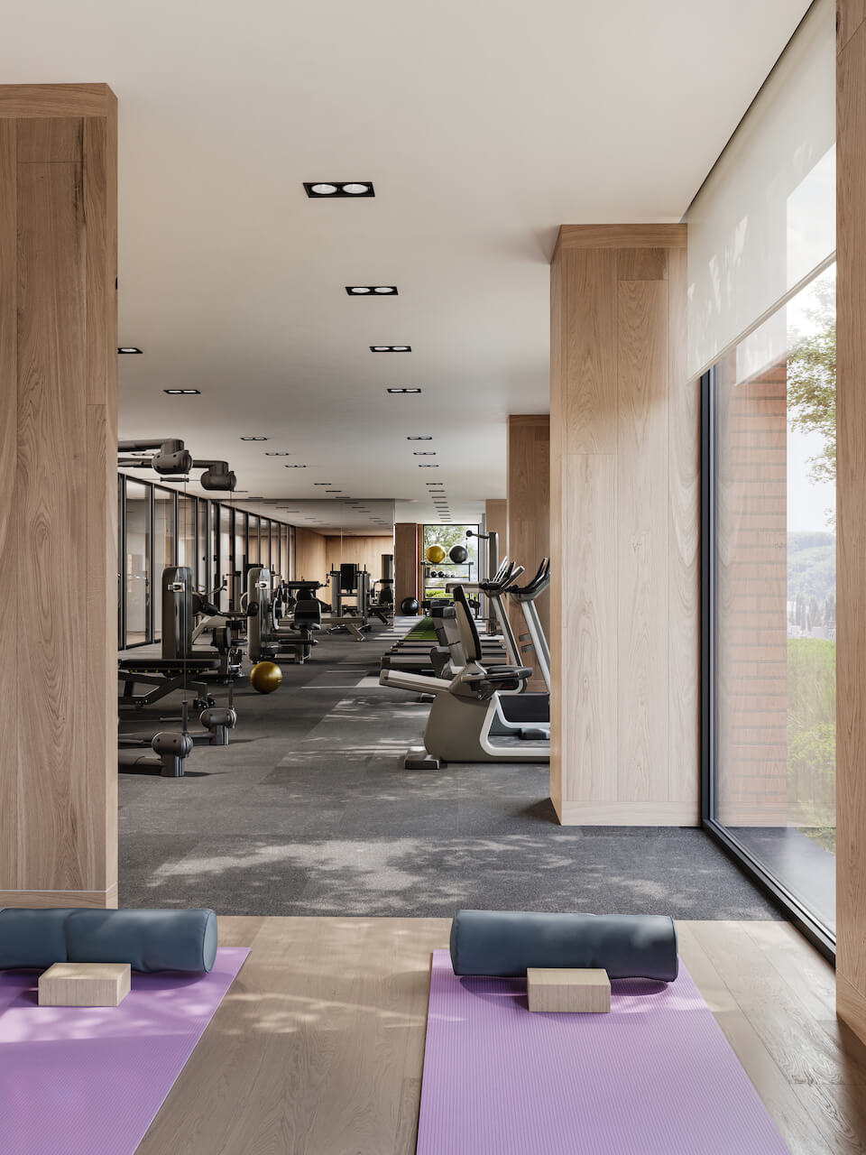 Rendering of Bluffers Park Condos fitness room