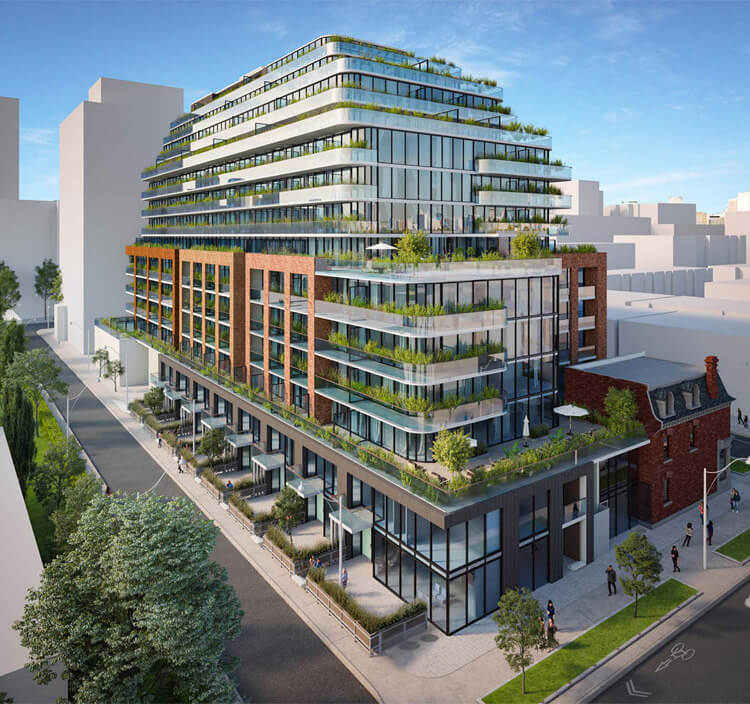 Rendering of Bellwoods House Condos exterior 1