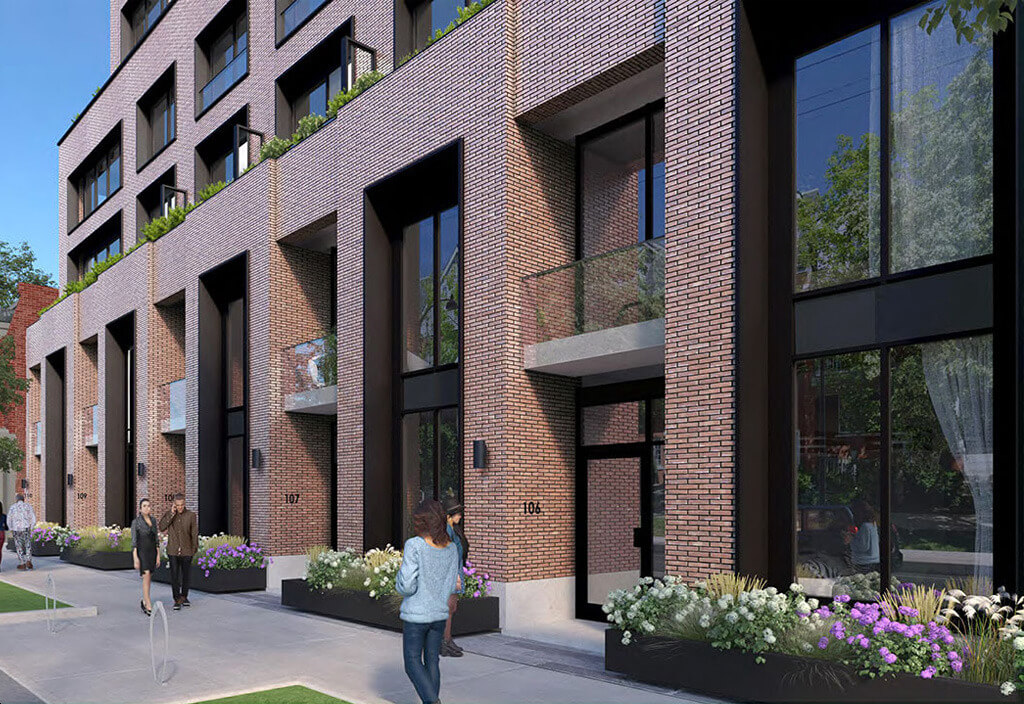 Rendering of Bellwoods House Condos exterior 4