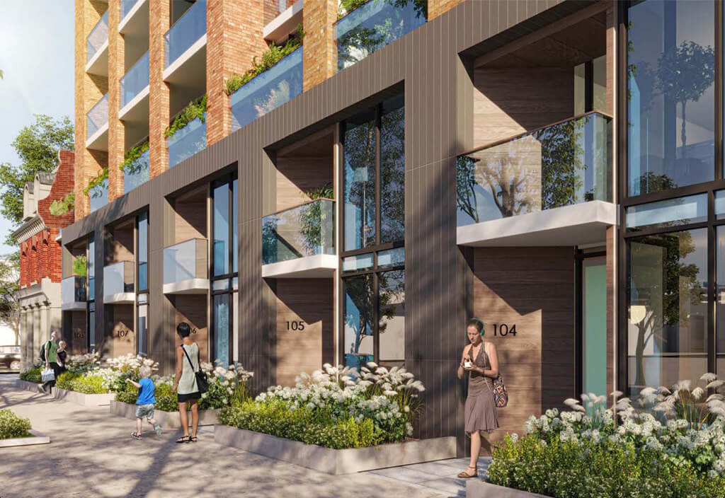 Rendering of Bellwoods House Condos exterior 7