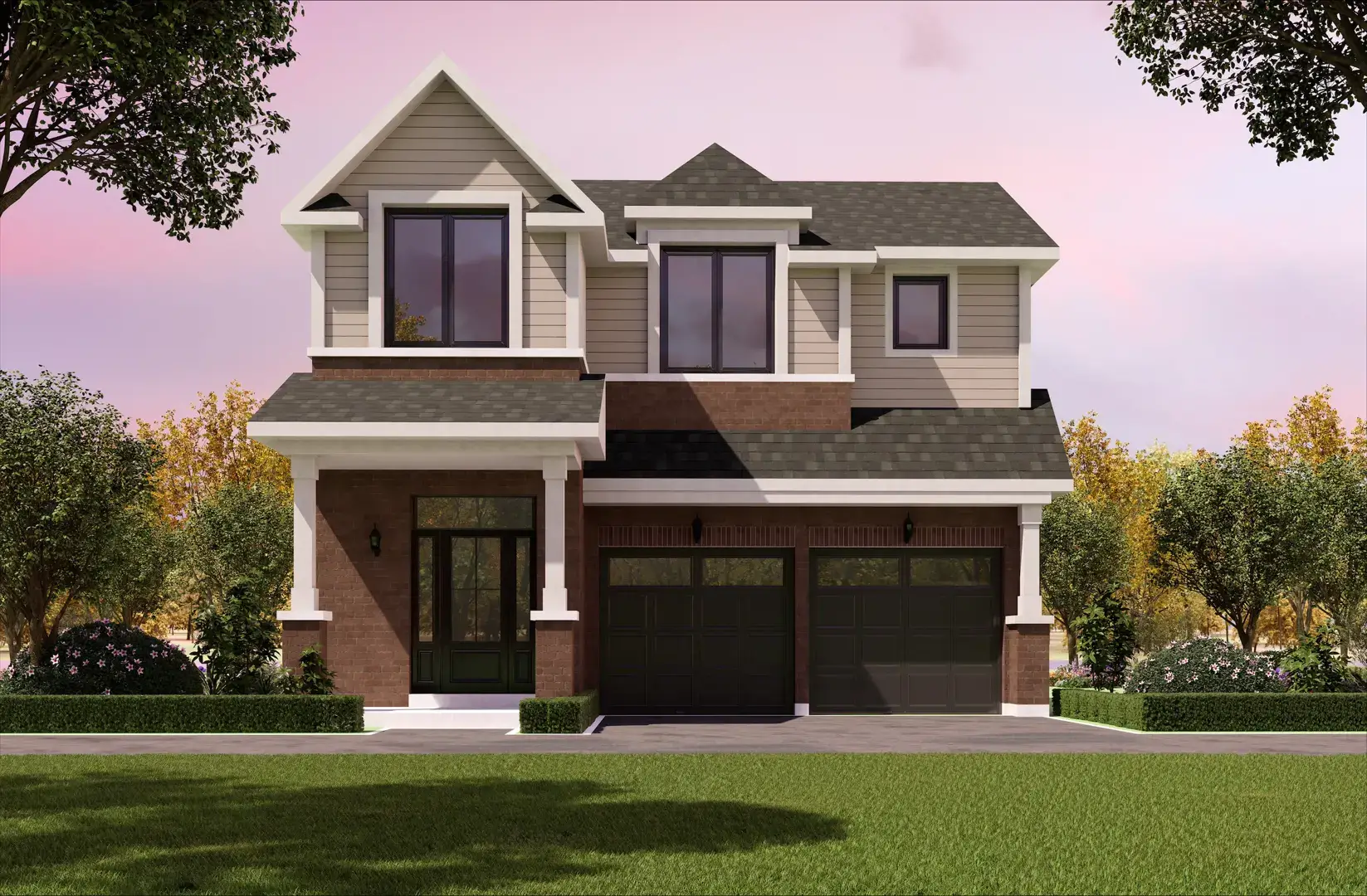 Rendering of Grand Ridge North Single family Home Exterior 2