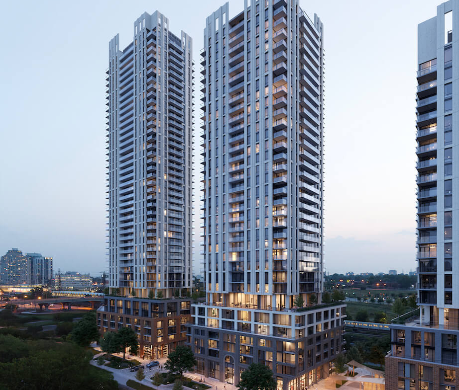 Rendering of Arcadia District Condos full tower