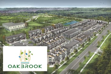 Oakbrook Towns in Oakville by Crystal Homes and Fernbrook Homes