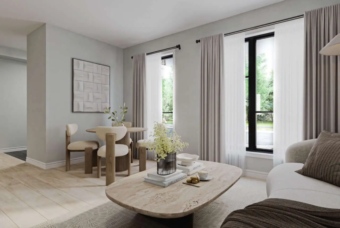 The Heights of Harmony suite interior living room