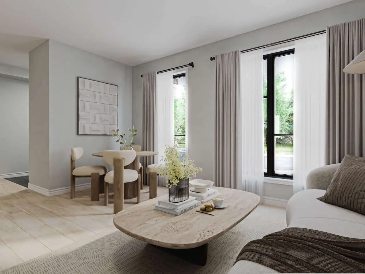 The Heights of Harmony suite interior living room