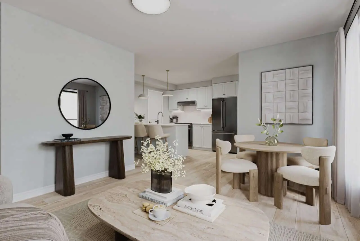 The Heights of Harmony suite interior dining area