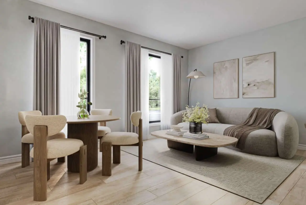 The Heights of Harmony suite interior living area