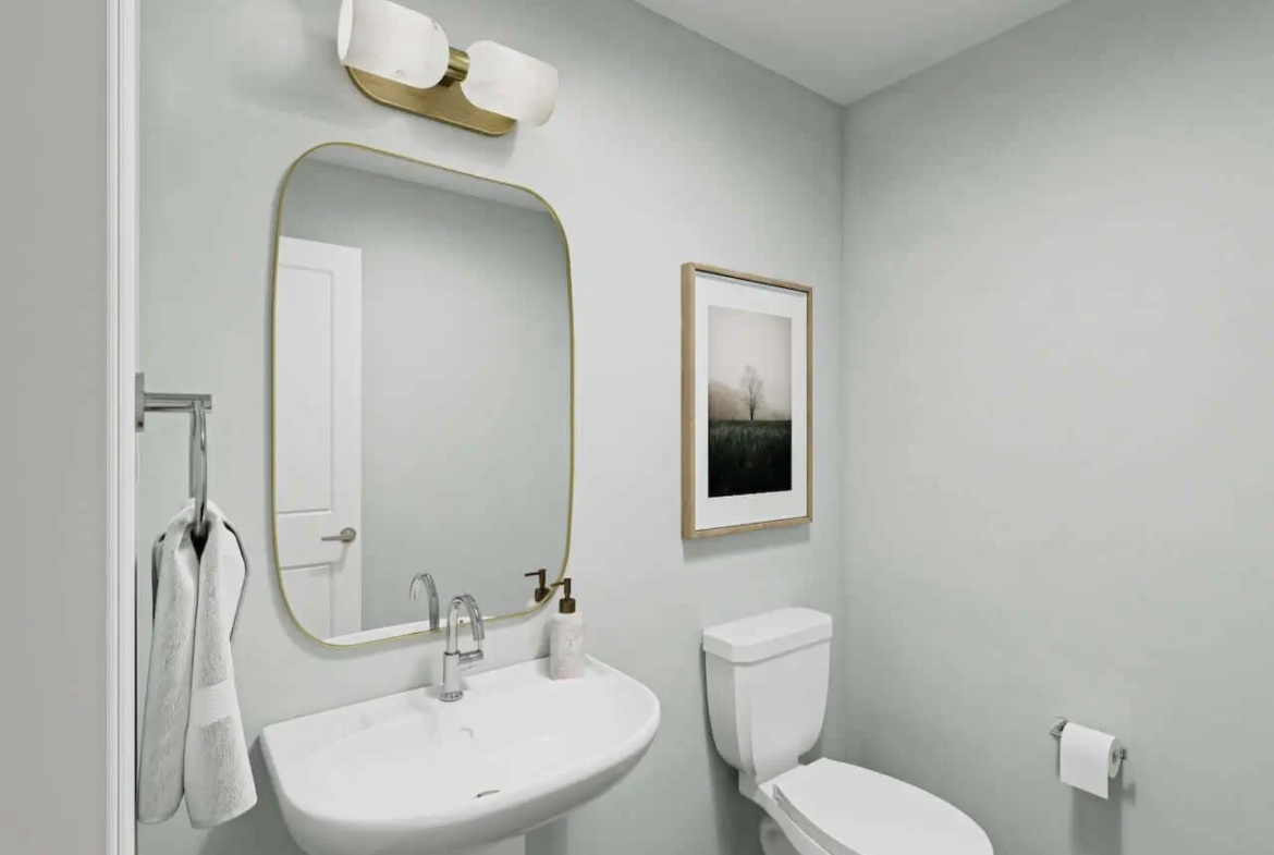 The Heights of Harmony suite interior half bath