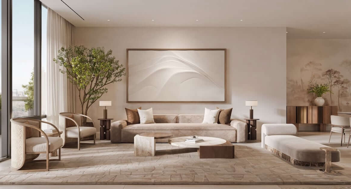 429 Walmer suite interior living room