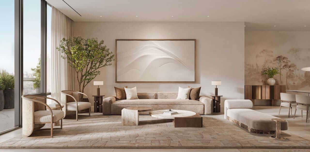 429 Walmer suite interior living room