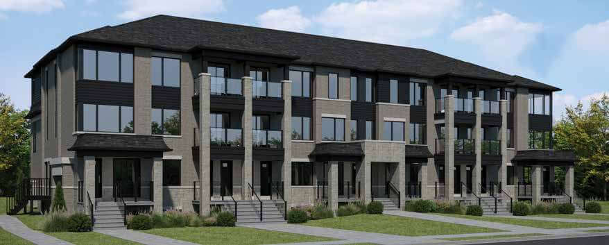 Exterior rendering of Mira Towns Barrie