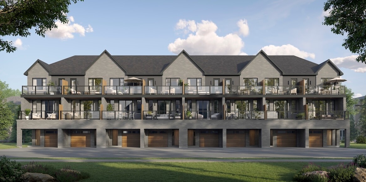 Rendering of The Pier House Collections towns Pier House Towns at Lakeview Village