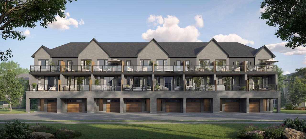 Rendering of The Pier House Collections towns Pier House Towns at Lakeview Village