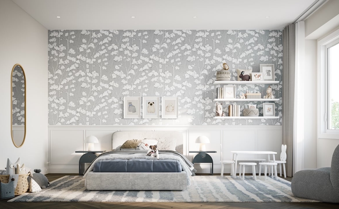 Rendering of Pier House Towns bedroom